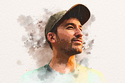 Watercolor Photo Effect, a Layer Style Add-On by dx_vect (Thumbnail 2 of 3)
