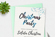 Christmas Party Invitation Card, an Invitation Template by graphicforest (Thumbnail 1 of 2)