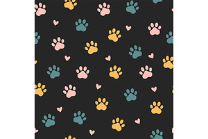 Animal Paw Cute Pattern