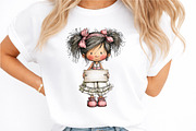 Mothers Day Little Girl Clipart, an Animal Illustration by GatewayDesign (Thumbnail 4 of 5)