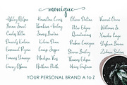 monique, a Script Font by AMINMARIO (Thumbnail 9 of 12)
