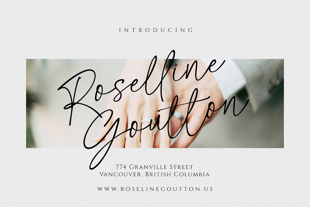 Rosethine | Chic Calligraphy, a Script Font by MJB Letters (Photo 2 of 10)