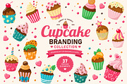 Cupcake Branding Kit, an Object Graphic by Multigon (Thumbnail 1 of 6)