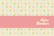 Retro Summer, a Pattern Graphic by Kenzagraphics (Thumbnail 1 of 7)