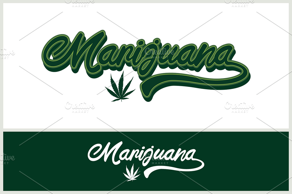 Vector logo for Marijuana Company, a Branding & Logo Template by Atlantis X Nurman Arbai (Photo 1 of 2)