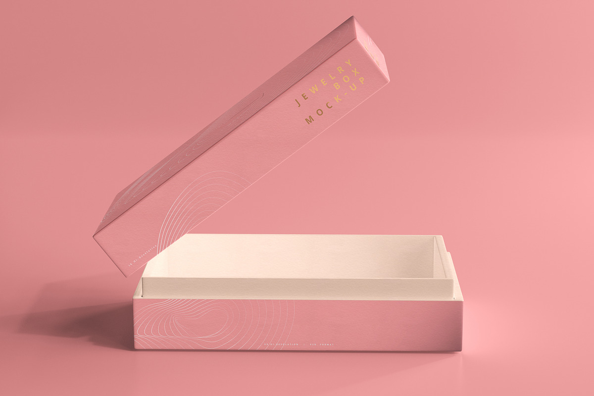Jewelry or Gift Box Mockups, a Pens & Pencil Mockup by pmvch (Photo 24 of 32)