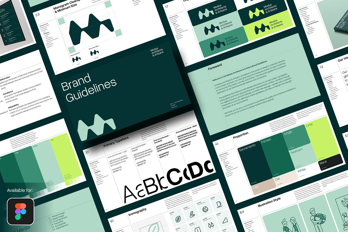 Massive | Brand Guidelines - Figma, a Presentation Template by Typefool's Shop (Photo 1 of 11)