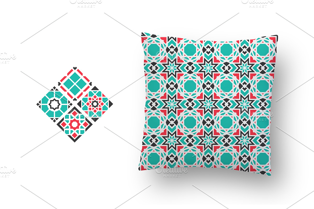 Turkish seamless tiles, a Pattern Graphic by dacascas (Photo 3 of 5)