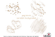 Gold Glitter Overlays Sublimation, a Decorative Illustration by EdeniaArtStudio (Thumbnail 4 of 15)