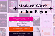 Modern Witch Instagram Templates, a Social Media Template by Mochi Atelier (Thumbnail 6 of 10)