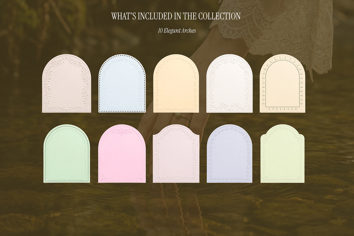 The Embossed Paper Collection, an Object Graphic by OliaMuseDesign (Photo 5 of 10)