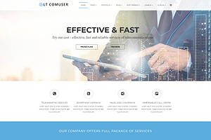 LT Comuser Onepage Joomla Template