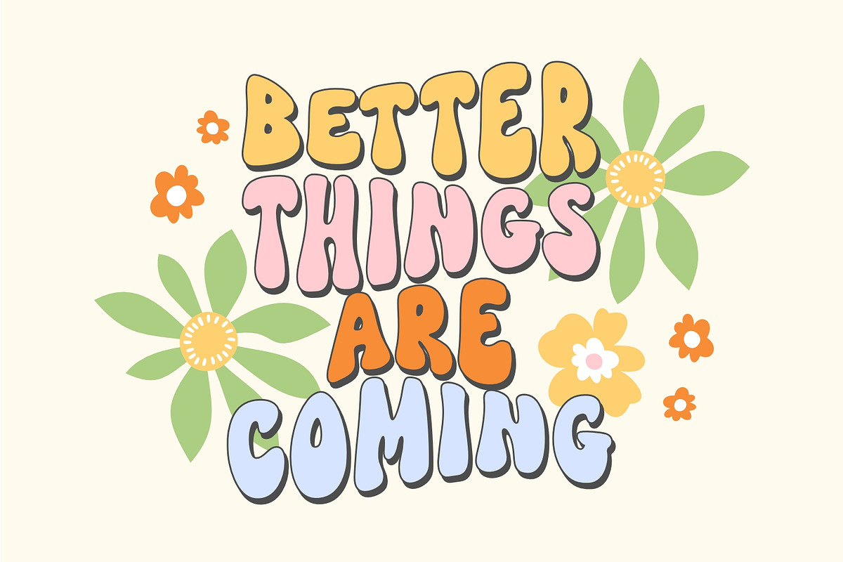 Dreamy Sunday - Groovy Retro Font, a Handwritten Font by Keithzo (Photo 6 of 8)