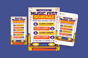 Music Fest Schedule Flyer, a Flyer Template by MMPixelCraft (Thumbnail 2 of 4)