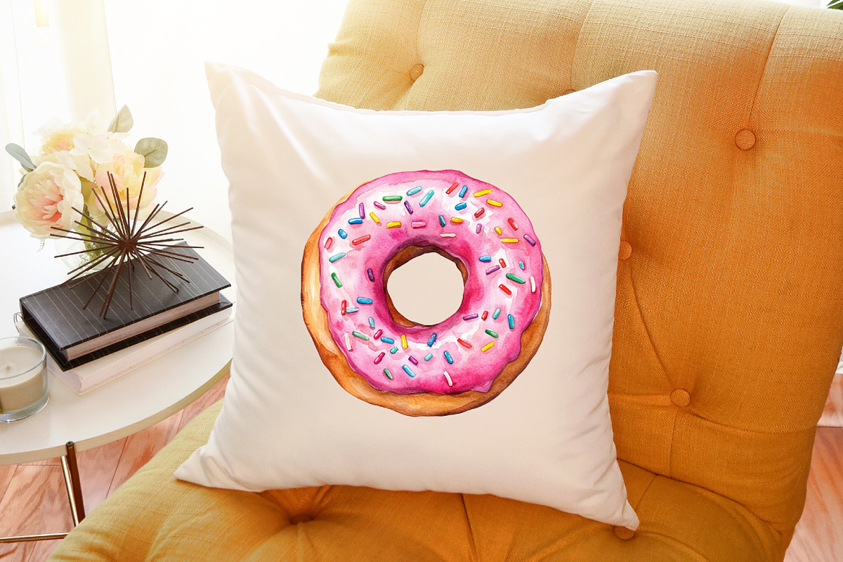 Junk Food Watercolor Clipart, an Illustration by Sublimation Artist (Photo 6 of 6)