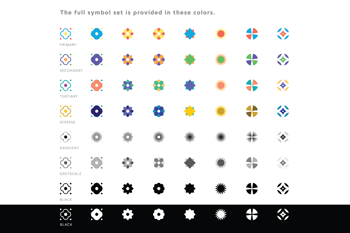 Poeta Floral Symbols, an Object Graphic by Tarallo Design (Photo 4 of 8)