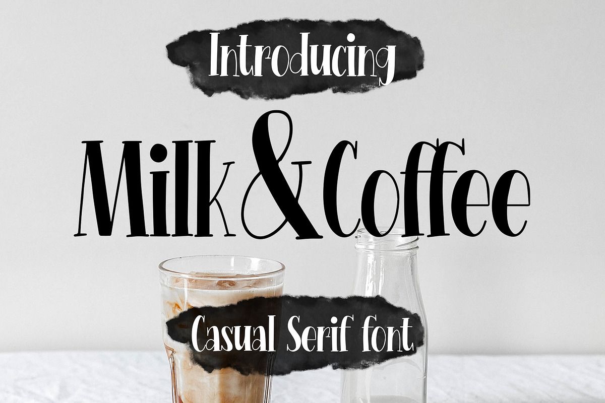 Milk Coffee - Casual Serif Font, a Serif Font by AQR Studio (Photo 1 of 10)