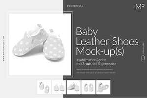 Baby Leather Shoes Mock-ups Set