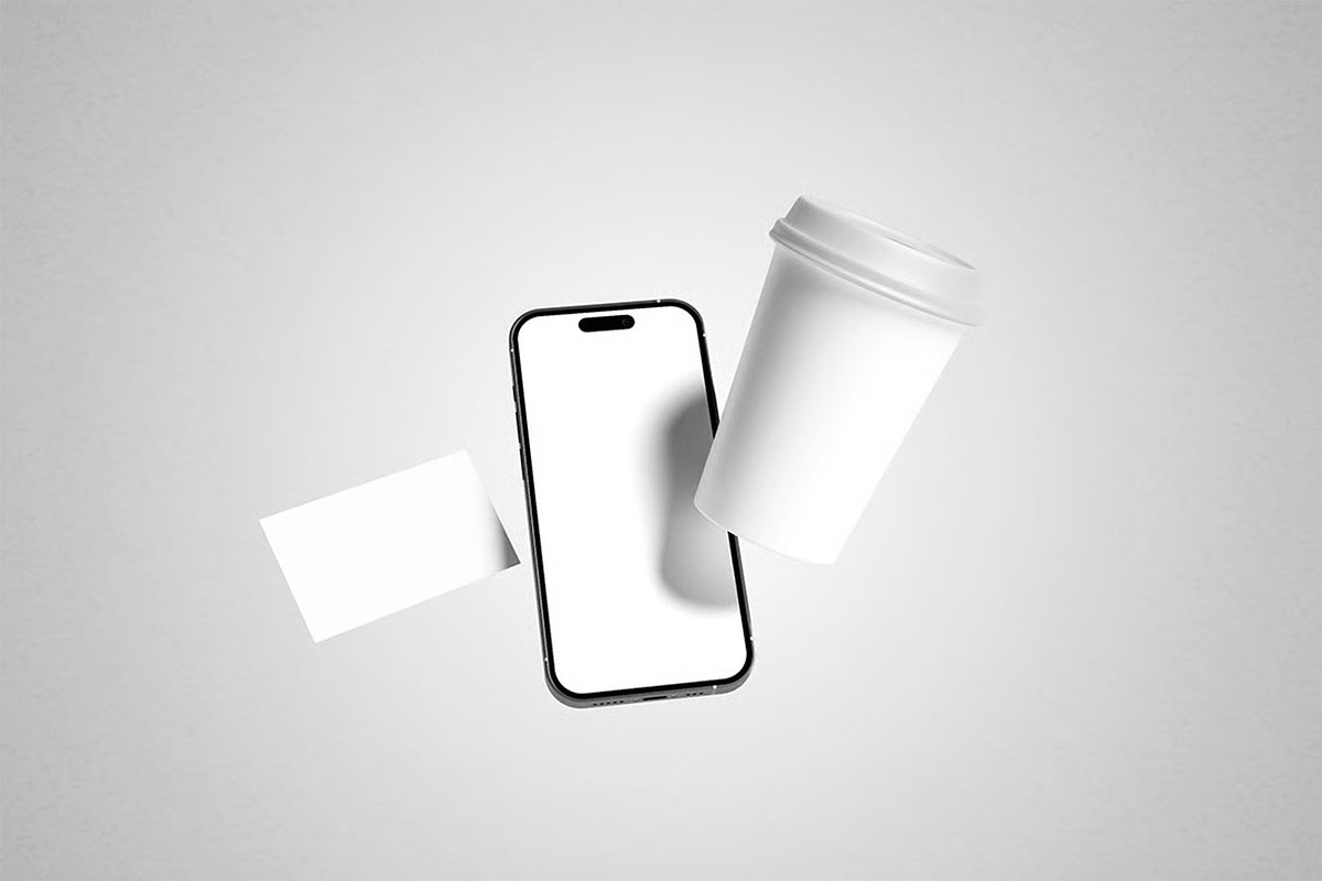 Floating Coffee Branding Mockup, a Packaging Mockup by zpackcreative (Photo 1 of 3)