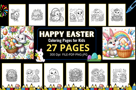Easter Coloring Pages for Kids