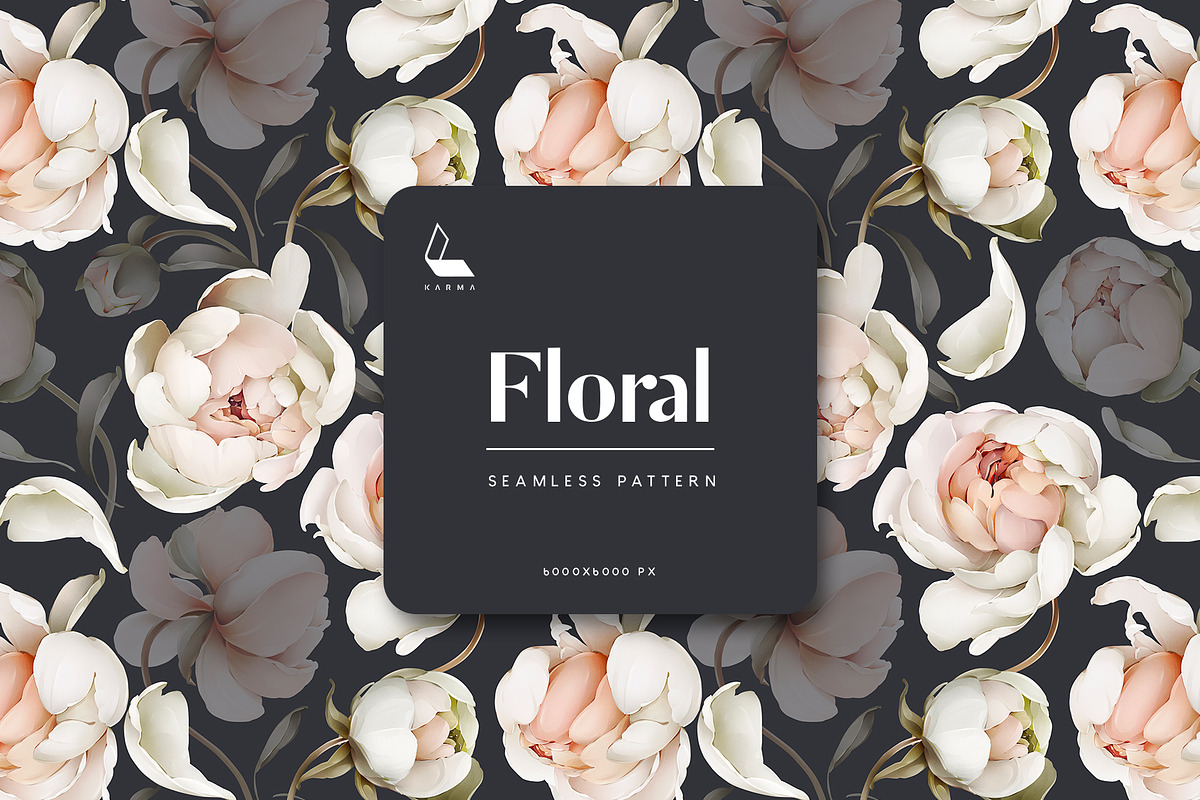 Floral | Seamless pattern, a Pattern Graphic by Karma (Photo 5 of 18)