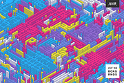 Isometric Vector | Rounded Shapes, a Background Graphic by dvtchk (Thumbnail 4 of 12)