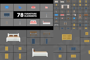 Furniture Elements for After Effects, a Branding & Logo Template by FlashFXbox