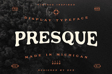Presque Typeface