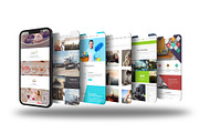 ALL 3D iPHONE MOCK-UP BUNDLE VOL-1, an iPhone Mockup by Graphicsworld125 (Thumbnail 43 of 62)