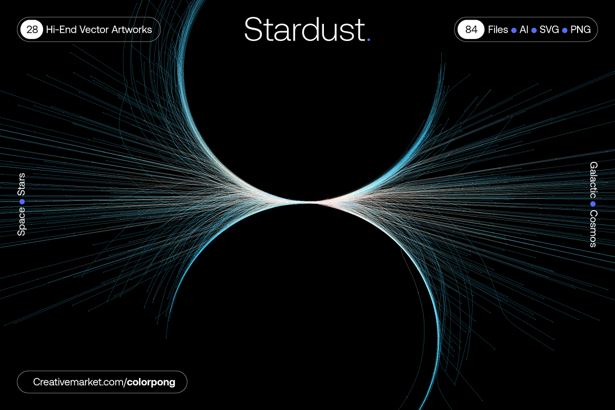 Stardust - Vector Bundle, a Technology Illustration by Colorpong (Photo 4 of 21)