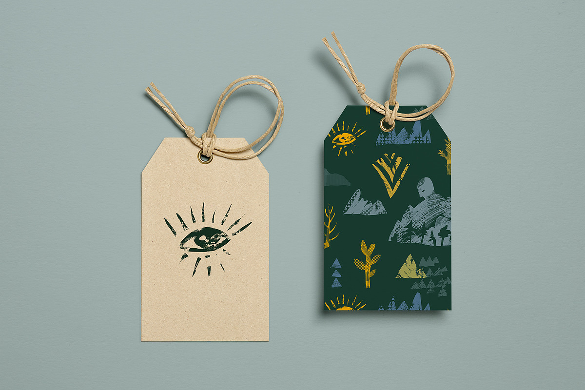 TRIBAL NATURE. 20 VECTOR PATTERNS, a Pattern Graphic by Shusha Guna Art (Photo 8 of 15)