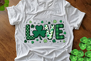 St. Patrick’s Day Shamrock Love PNG, an Illustration by Canvas Craft (Thumbnail 4 of 4)