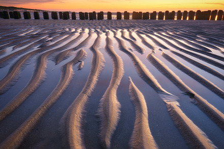A seascape during sunset., a Nature Photo by Landscape and travel