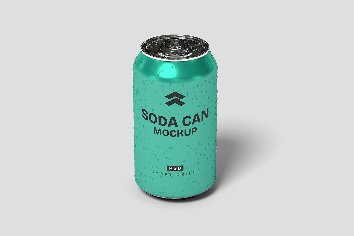 Soda Can - Mockup, a Mockup by Rometheme Std (Photo 2 of 5)