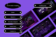 Wix Website Template NFT, a Wix Template by Wixify Studio (Thumbnail 7 of 9)