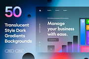 50 Translucent Style Dark Gradients, a Texture Graphic by Asylab (Thumbnail 1 of 20)