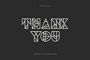 Fox Geometric Font, a Font by MIIM (Thumbnail 6 of 6)