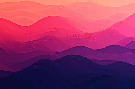Soft Gradient Waves in Pink and Purple Hues banner, an Abstract Photo by Natalia Klenova's Shop