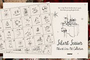 Silent Season: Advent & Line Art, a Seasonal Illustration by Purple (Thumbnail 1 of 10)