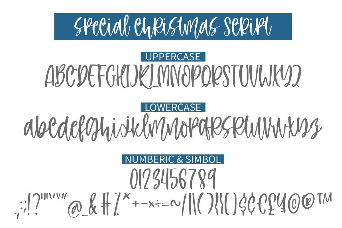 Special Christmas Font, a Handwritten Font by Akrinity Digital (Photo 2 of 8)