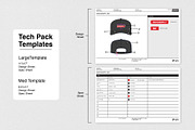 Tech Pack Builder Apparel Templates, a Shirt Mockup by Swatch Supply (Thumbnail 6 of 10)
