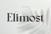 Elimost - Luxury Serif Font, a Serif Font by Flawless And Co (Thumbnail 1 of 10)