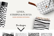 Black & White seamless patterns, a Pattern Graphic by Magnia (Thumbnail 2 of 5)
