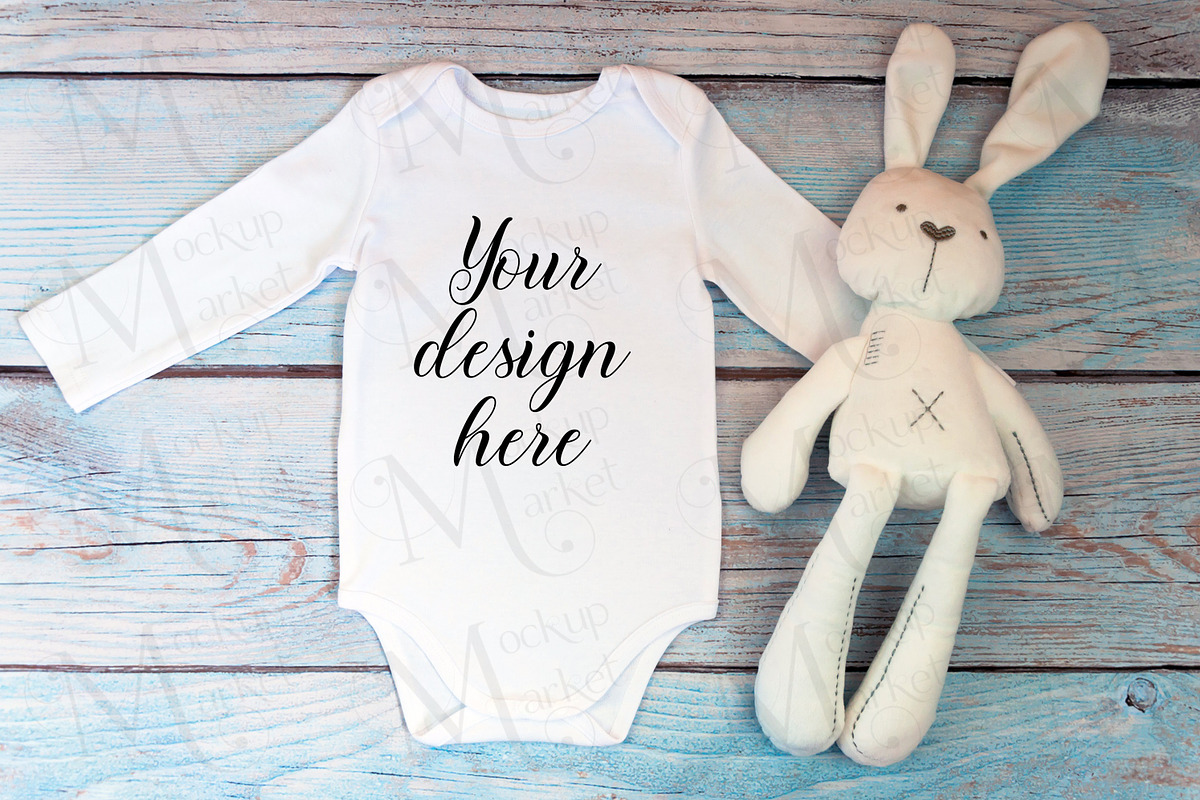 14 Bodysuit Mockup Bundle., a Print Template by MockupMarket (Photo 11 of 15)