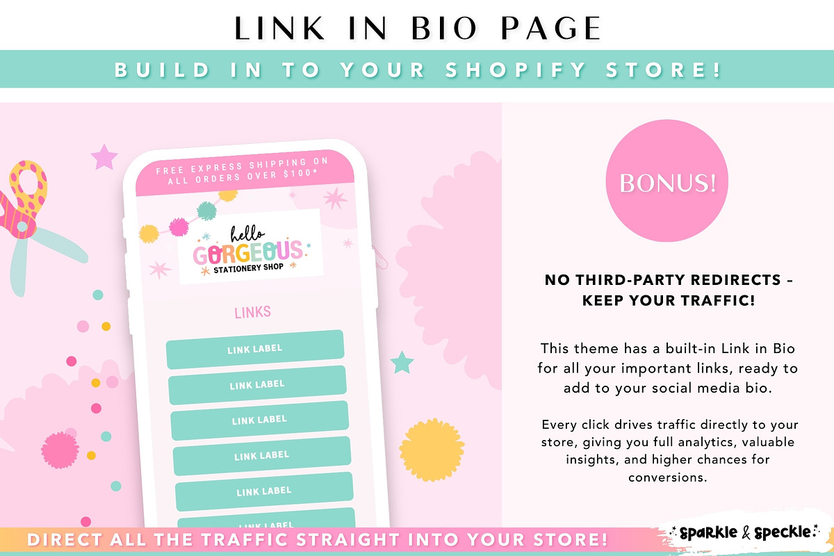 Playful Craft Shopify Theme, a Shopify Template by Sparkle & Speckle (Photo 8 of 10)
