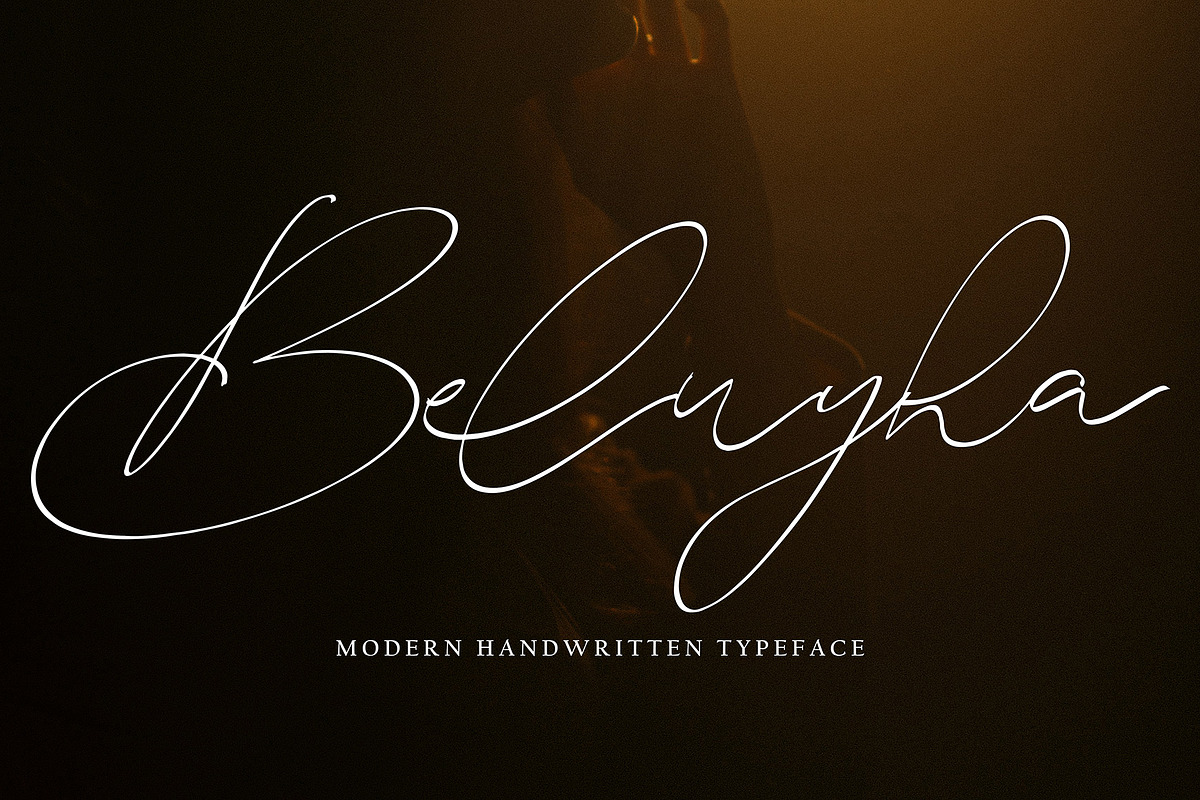 Beluyha, a Script Font by pineungtype (Photo 1 of 9)