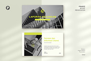 Modern Financial Report Presentation, a Presentation Template by peterdraw (Thumbnail 1 of 6)