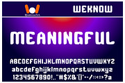 Across to any verse font, a Font by weknow (Thumbnail 5 of 5)