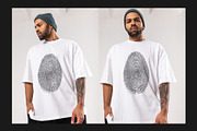 T-Shirt Mock-Up Set, a Shirt Mockup by Freeman Studio (Thumbnail 9 of 22)