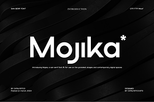 Mojika Sans Serif Font